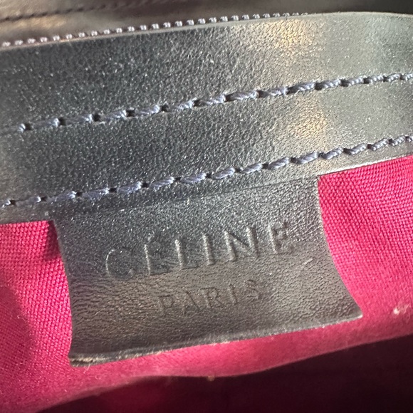 Celine Triomphe Boston Bag Black Canvas/Leather - Pre-loved - Picture 14 of 17